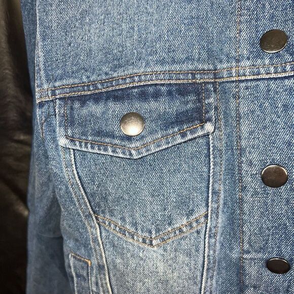 Soncy Plus Denim Teddy Collar Jean Jacket (Soncy size 1) - Picture 7 of 16